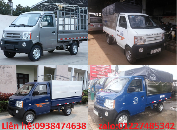 Xe tải nhỏ dongben thùng bạt giá rẻ