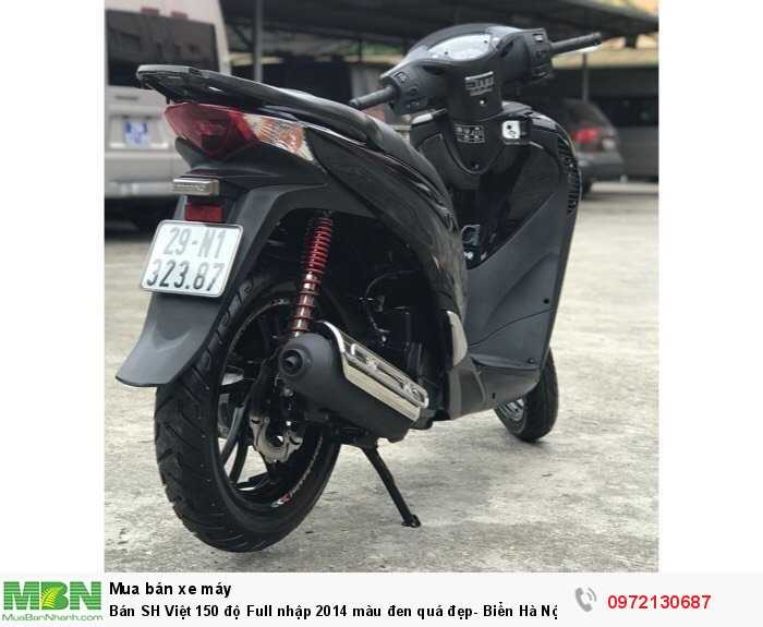 Bán SH Việt 150 độ Full nhập 2014 màu đen quá đẹp- Biển Hà Nội.