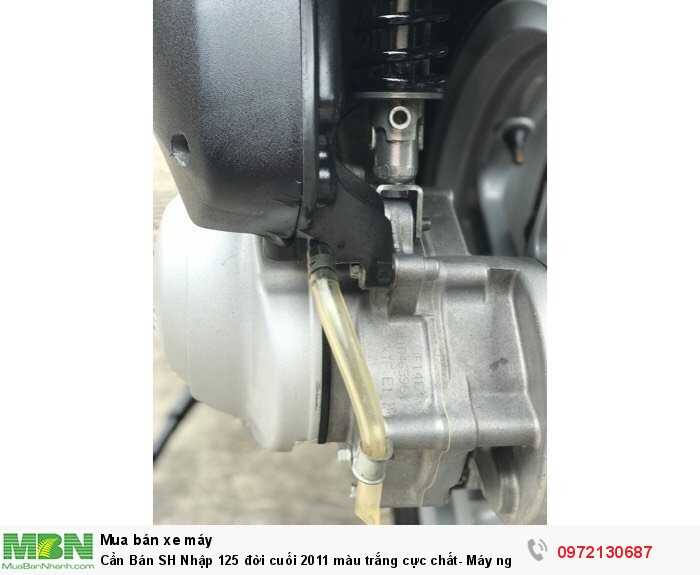 Cần Bán SH Nhập 125 đời cuối 2011 màu trắng cực chất- Máy nguyên tuyệt đối.