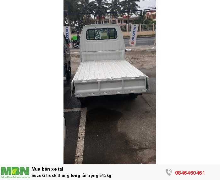 Suzuki truck thùng lững tải trọng 645kg