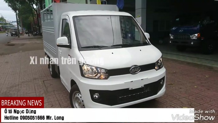 Xe tải máy xăng 750kg Veam VFT095 thùng lừng/thùng bạt/thùng kín