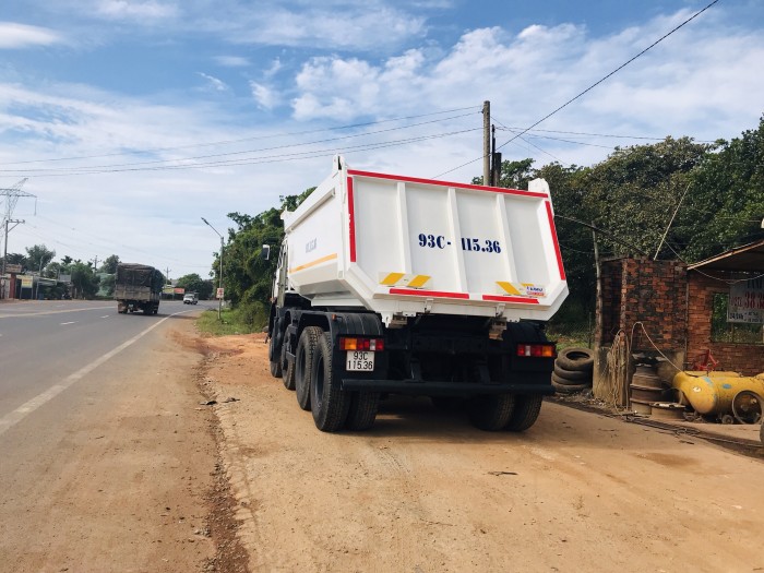 Xe ben Kamaz 6540, Xe ben 20 tấn Kamaz thùng vuông xe có sẵn 2016