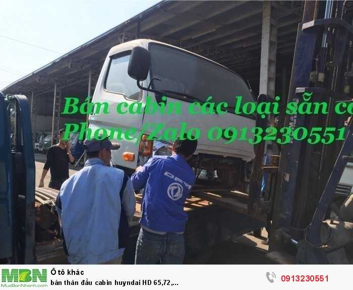 Bán thân đầu cabin Huyndai HD 65,72,...