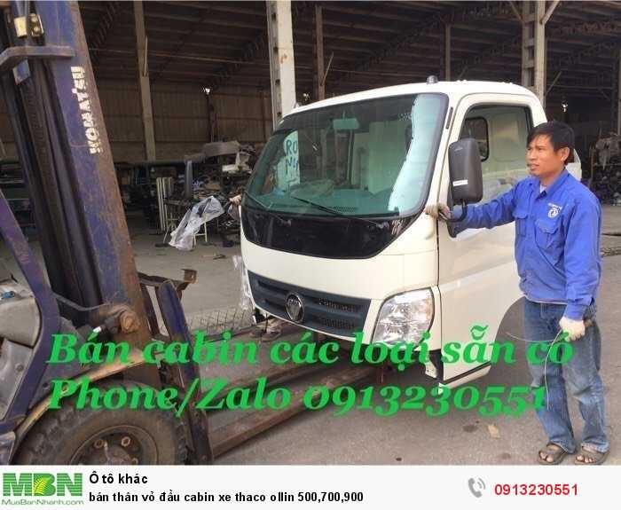 Bán thân vỏ đầu cabin xe Thaco Olin 500,700,900