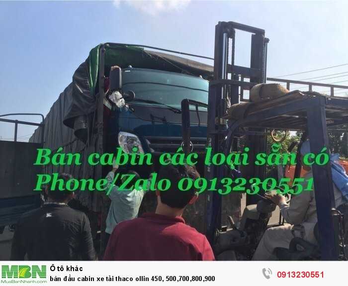 Bán đầu cabin xe tải thaco ollin 450, 500,700,800,900