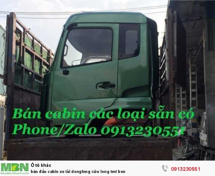 Bán đầu cabin xe tải Dongfeng Cửu Long tmt ben