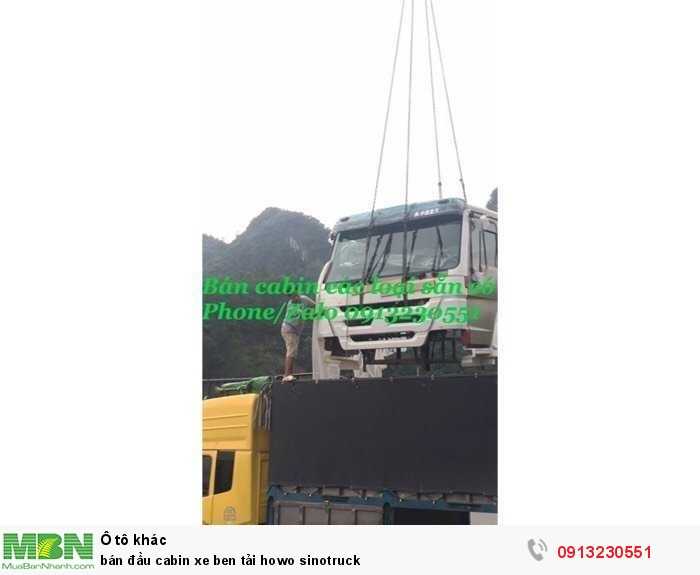 Bán đầu cabin xe ben tải Howo Sinotruck