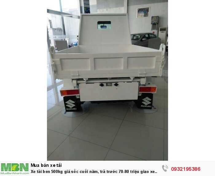 Xe tải ben 500kg giá sốc cuối năm, trả trước 70-80 triệu giao xe ngay