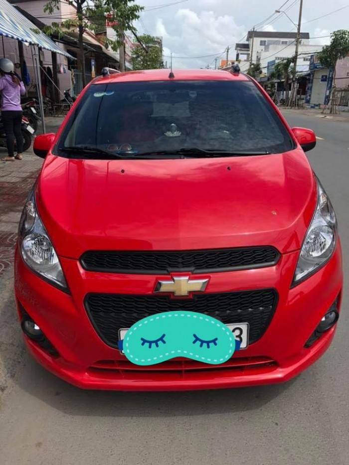 Cần bán gấp Chevrolet Spark 2016 màu đỏ.Xe số sàn