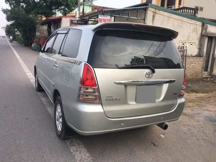 Bán nhanh Toyota Innova G xịn 2008 màu ghi bạc zin từ đầu đến chân