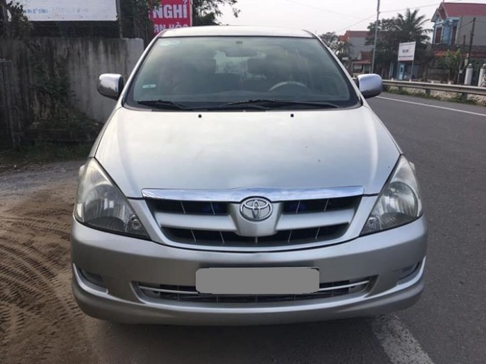 Bán nhanh Toyota Innova G xịn 2008 màu ghi bạc zin từ đầu đến chân