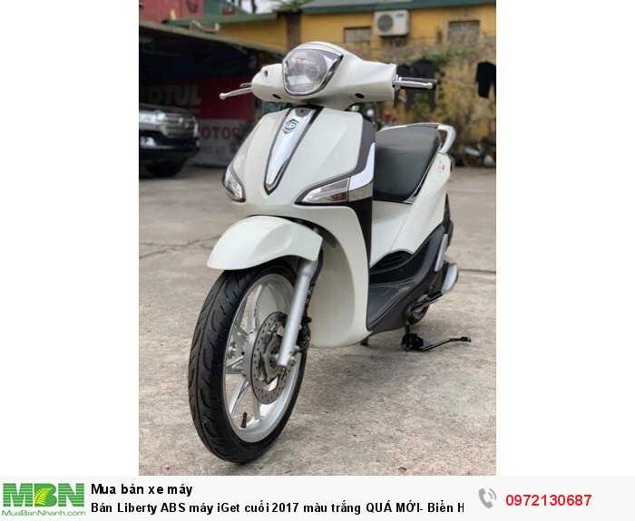 Bán Liberty ABS máy iGet cuối 2017 màu trắng QUÁ MỚI- Biển Hà Nội
