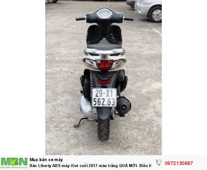 Bán Liberty ABS máy iGet cuối 2017 màu trắng QUÁ MỚI- Biển Hà Nội