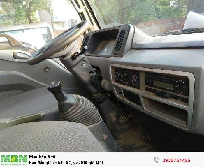 Bán đấu giá xe tải JAC, sx 2016