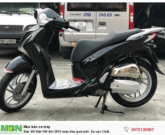 Bán SH Việt 150 đời 2015 màu đen quá mới- Xe cực Chất.
