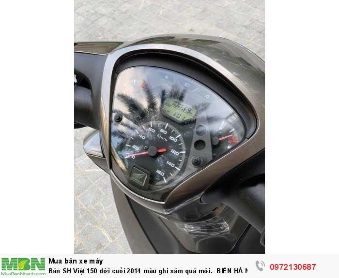 Bán SH Việt 150 đời cuối 2014 màu ghi xám quá mới.- BIỂN HÀ NỘI.