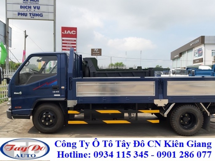 Bán xe tải Jac 1250 kg/ jac 1.25 tấn, JAC X-125/ thùng lững, thùng bạt ,thùng kín+ trả góp 80%