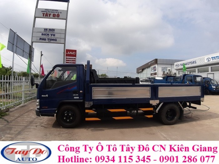 Bán xe tải Jac 1250 kg/ jac 1.25 tấn, JAC X-125/ thùng lững, thùng bạt ,thùng kín+ trả góp 80%