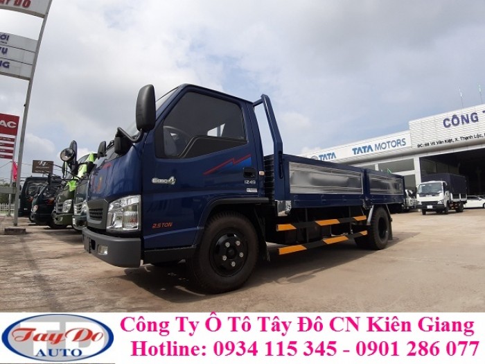 Bán xe tải Jac 1250 kg/ jac 1.25 tấn, JAC X-125/ thùng lững, thùng bạt ,thùng kín+ trả góp 80%