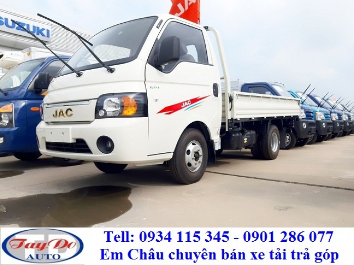 Bán xe tải Jac 1250 kg/ jac 1.25 tấn, JAC X-125/ thùng lững, thùng bạt ,thùng kín+ trả góp 80%