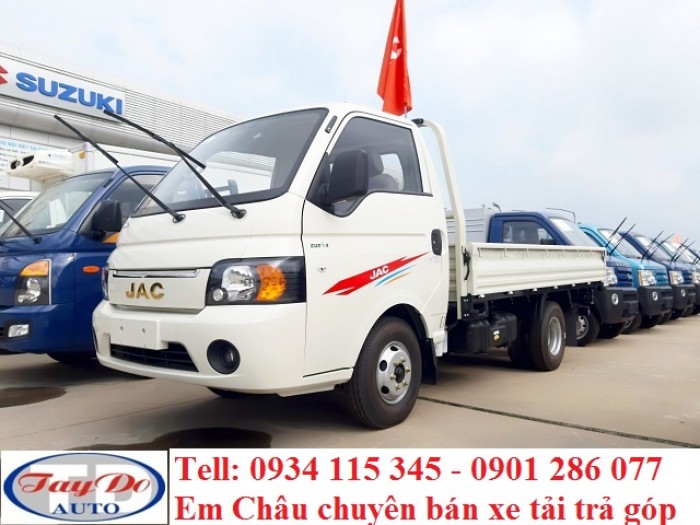 Bán xe tải Jac 1250 kg/ jac 1.25 tấn, JAC X-125/ thùng lững, thùng bạt ,thùng kín+ trả góp 80%