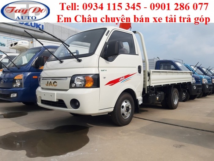 Bán xe tải Jac 1250 kg/ jac 1.25 tấn, JAC X-125/ thùng lững, thùng bạt ,thùng kín+ trả góp 80%