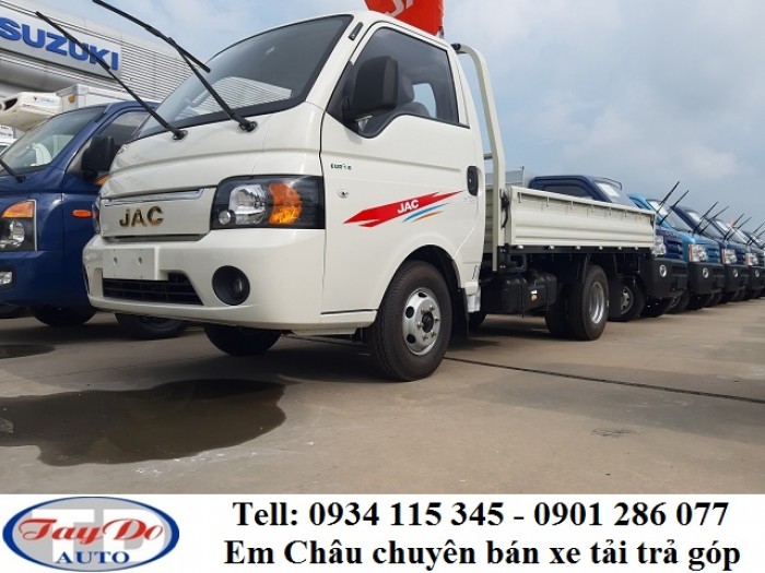 Bán xe tải Jac 1250 kg/ jac 1.25 tấn, JAC X-125/ thùng lững, thùng bạt ,thùng kín+ trả góp 80%