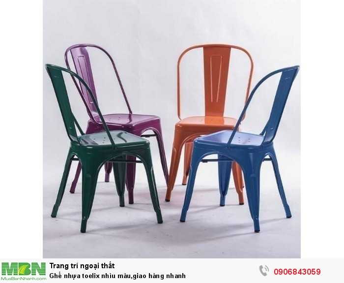 Ghế nhựa toelix nhìu màu,giao hàng nhanh