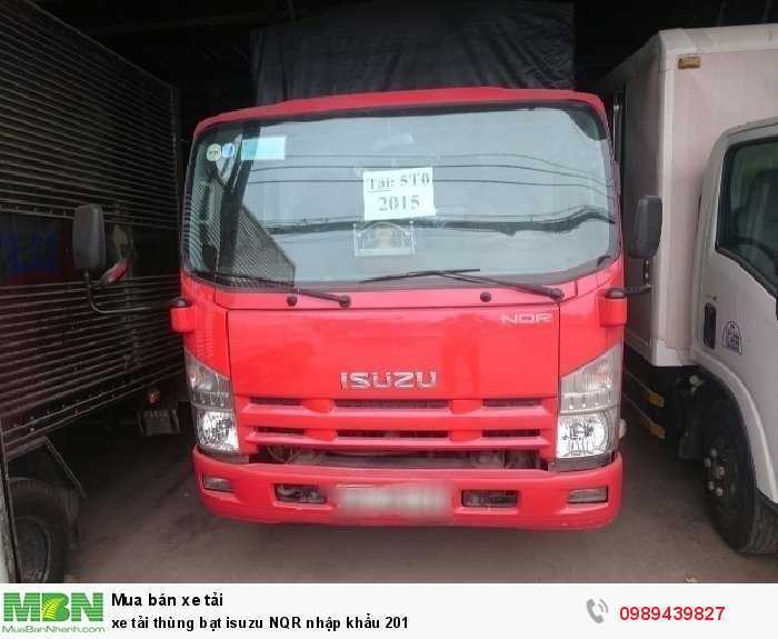 Xe tải thùng bạt isuzu NQR nhập khẩu 201