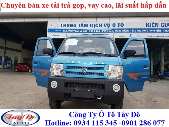 Đại Lý Chính Thức Xe Dongben | Xe tải dongben 870kg thùng bạt