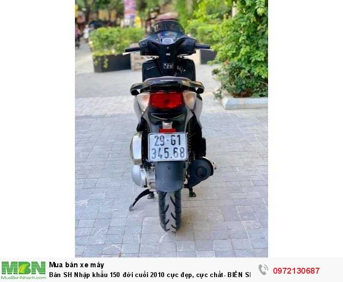 Bán SH Nhập khẩu 150 đời cuối 2010 cực đẹp, cực chất- BIỂN SIÊU VIP 34568.