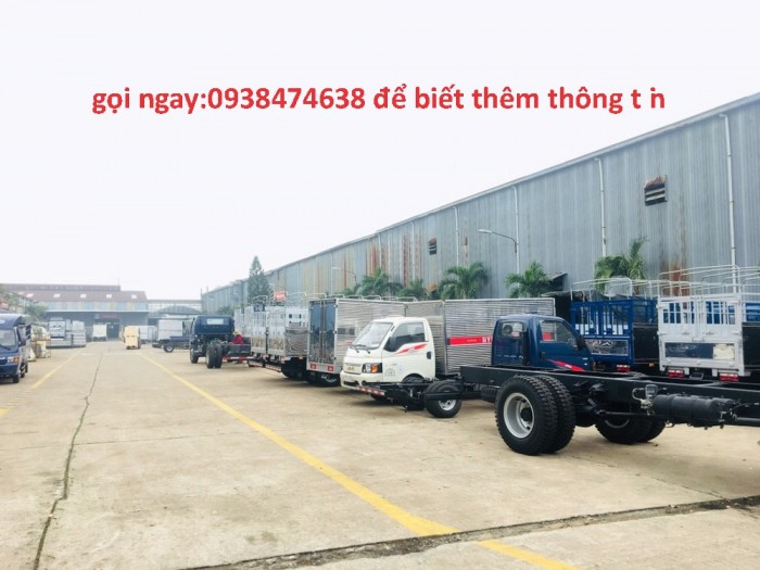 Xe tải JAC 1t25 thùng kín máy dầu