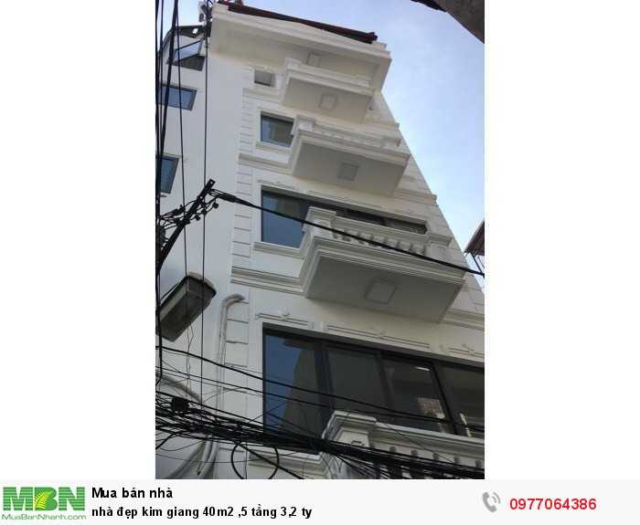 Nhà đẹp Kim Giang 40m2 ,5 tầng
