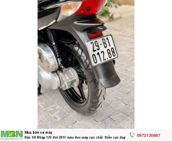 Bán SH Nhập 125 đời 2011 màu đen máy cực chất- Biển cực đẹp.