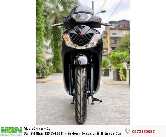Bán SH Nhập 125 đời 2011 màu đen máy cực chất- Biển cực đẹp.