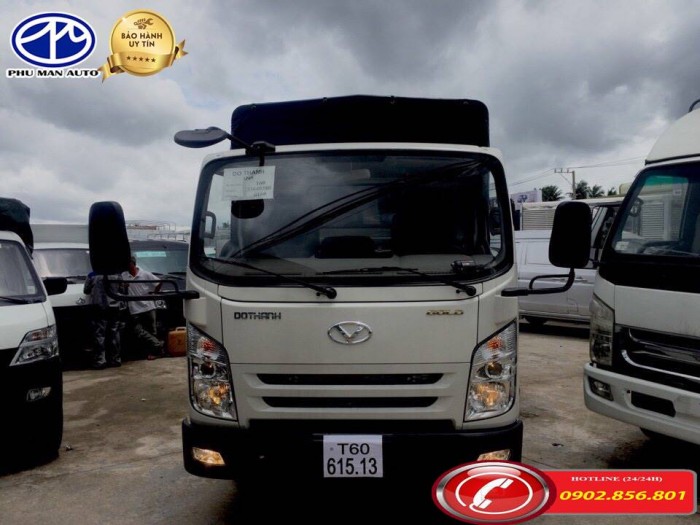 Xe tai/ xe tải/ Hyundai/ xe tải Hyundai cabin vuông thùng dài 4m4