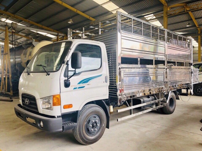 Hyundai 7 Tấn Thùng Chở Gia Súc Full Inox