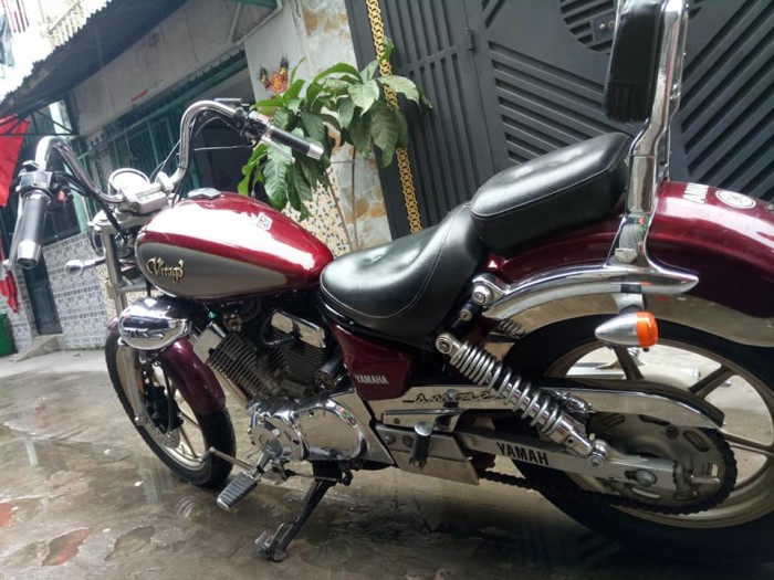 Tựa lưng có baga Yamaha Virago 250 125  Phụ tùng mô tô PLK   phutungmotopklcom