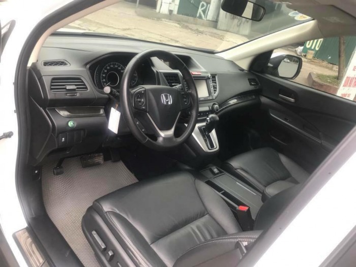 Đổi xe mới bán Crv 2015 Full option bản 2.4 full option, màu trắng ngọc trinh