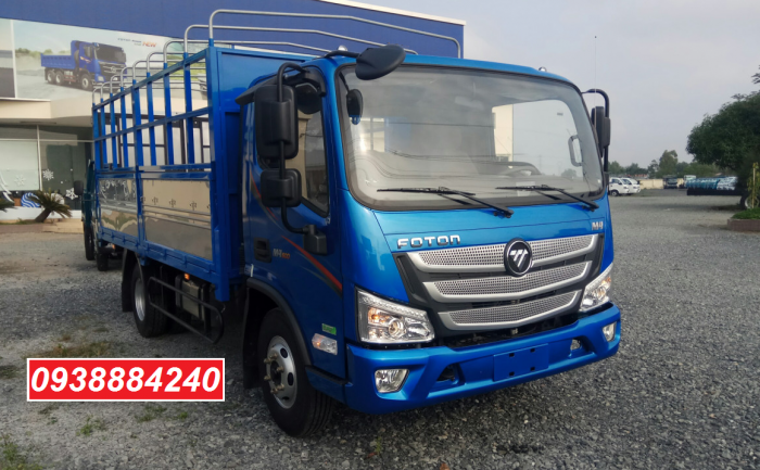 Bán xe tải Thaco Foton M4-350 euro 4 tải 3,5 tấn thùng 4,4m - Góp 80% Long An Tiền Giang Bến Tre