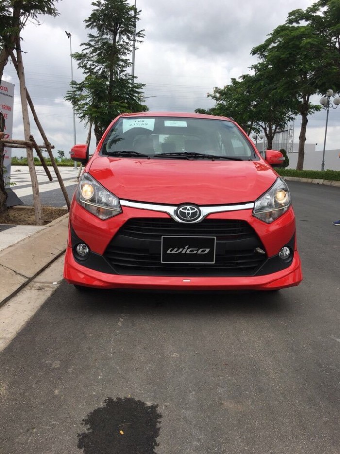 Toyota wigo 1.2 G AT MÀU ĐỎ GIAO NGAY