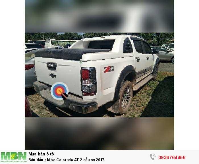 Bán đấu giá xe Colorado AT 2 cầu sx 2017