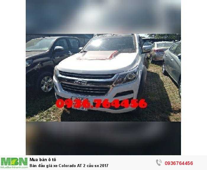 Bán đấu giá xe Colorado AT 2 cầu sx 2017