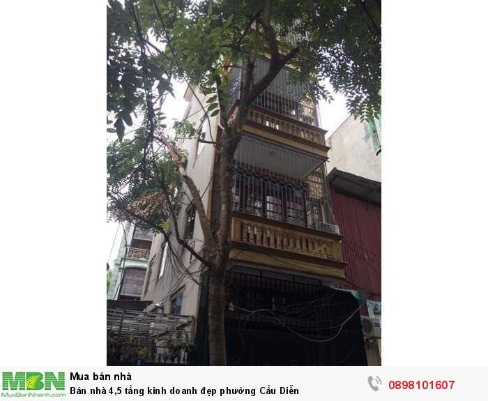 Bán nhà 4,5 tầng kinh doanh đẹp phường Cầu Diễn