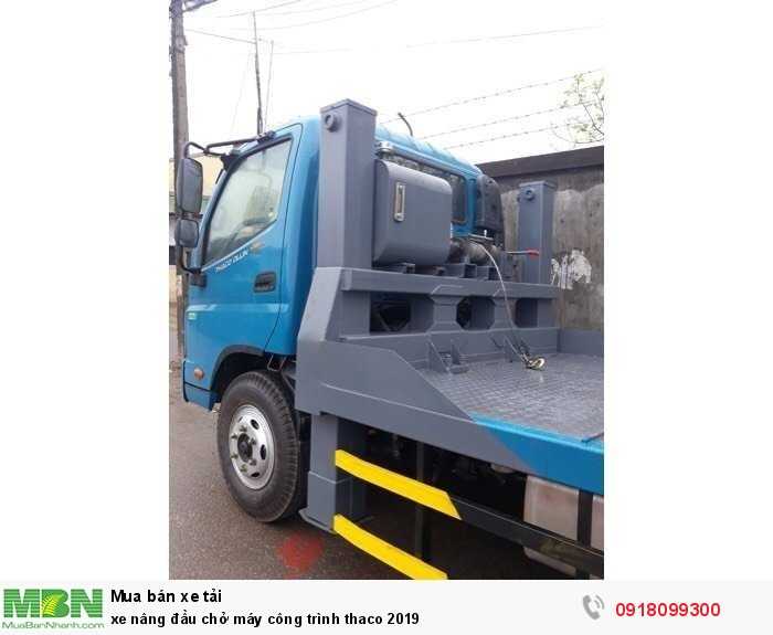 Xe nâng đầu chở máy công trình thaco 2019