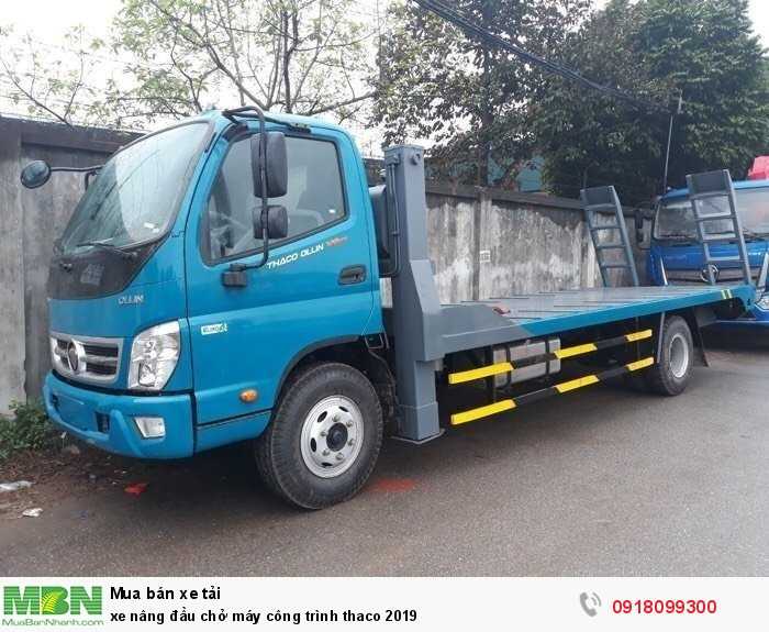 Xe nâng đầu chở máy công trình thaco 2019