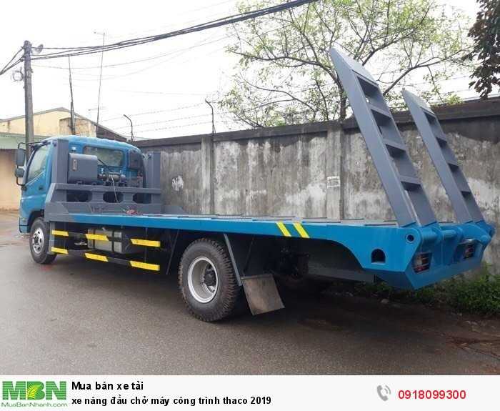 Xe nâng đầu chở máy công trình thaco 2019