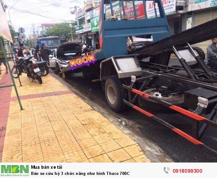 Bán xe cứu hộ 3 chức năng như hình Thaco 700C