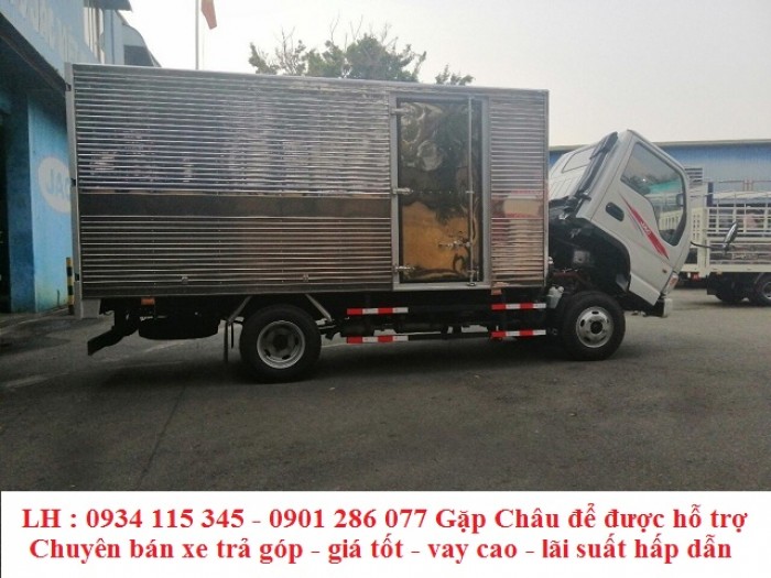 Bảng giá xe tải jac 2.4 tấn *2.4T*2T4*2 tấn 4 + cabin vuông rộng rãi + thùng dài 4.3 m+ thuận tiện chỏ hàng