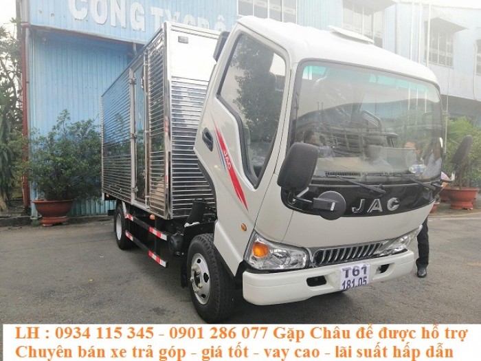 Bảng giá xe tải jac 2.4 tấn *2.4T*2T4*2 tấn 4 + cabin vuông rộng rãi + thùng dài 4.3 m+ thuận tiện chỏ hàng